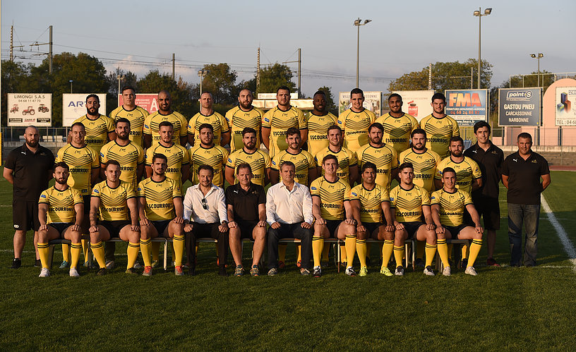 Poster équipe Rugby à XIII De Carcassonne – ASC – Années 70 – Vintage